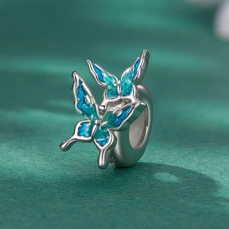 (obrázek pro) Pandora styl Motýl Spacer Charm - BSC789 - Zobrazit 2