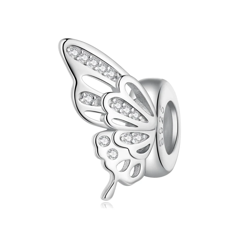 (obrázek pro) Pandora styl Motýli Spacer Charm - BSC823 - Zobrazit 2