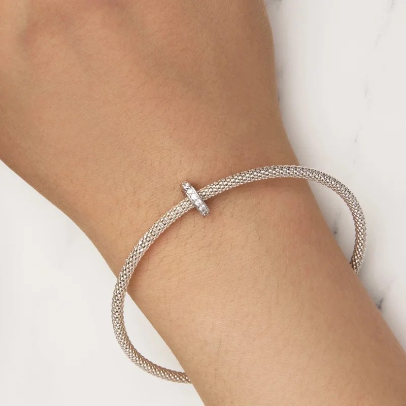 (obrázek pro) Pandora styl průhledný jiskřivý spacer charm - BSC886 - Zobrazit 6
