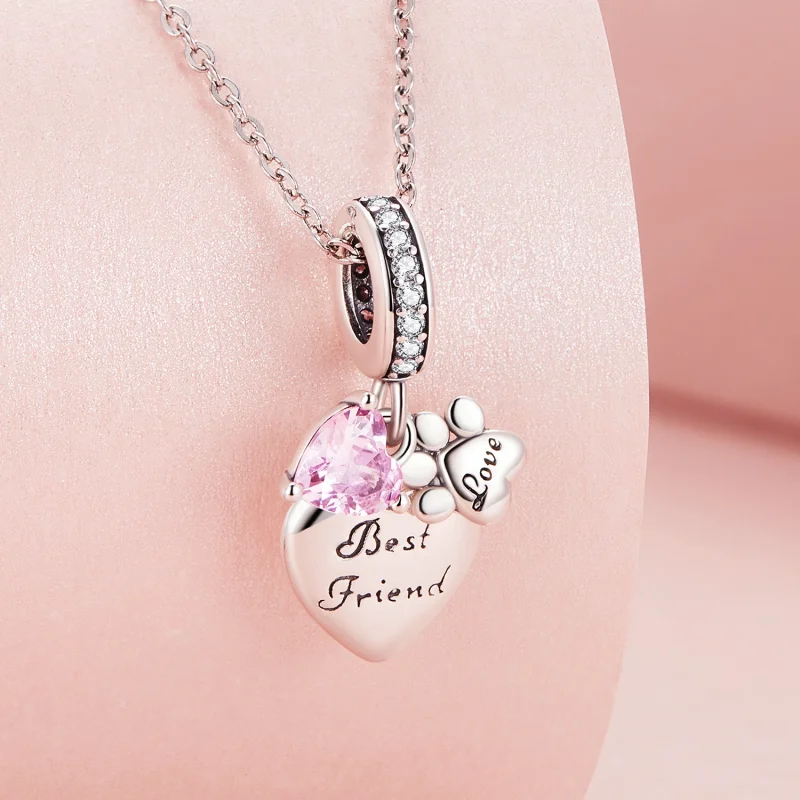 (obrázek pro) Pandora stylu Forever Friends kouzlo - SCC2436 - Zobrazit 2