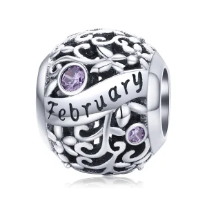 (obrázek pro) Pandora stylu února Birthstone - SCC1385-2
