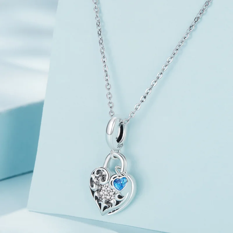 (obrázek pro) Pandora stylu propojené srdce amulet - SCC2502 - Zobrazit 2