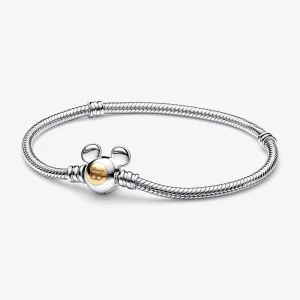 (obrázek pro) Pandora Disney 100. výročí Moments hadříkový řetězový náramek - 592514C00