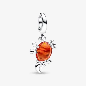 (obrázek pro) Pandora Disney Malá mořská víla Sebastian rak Dangle Charm - 792694C01