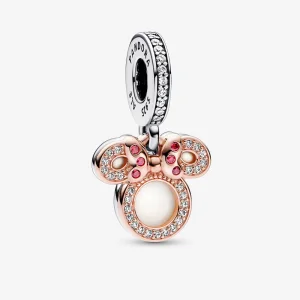 (obrázek pro) Pandora Disney Minnie Mouse Silhouette Double Dangle Charm - 782615C01