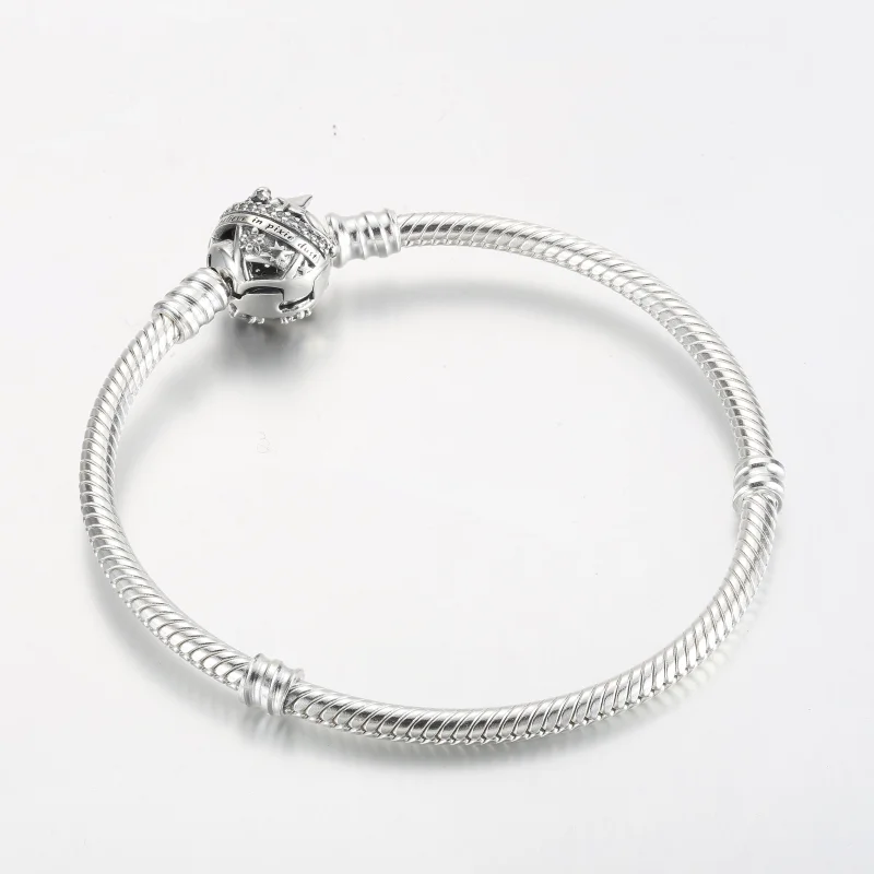 (obrázek pro) Pandora Disney Tinker Bell Kolečko Momentů s hadím řetězem - 592548C01 - Zobrazit 2