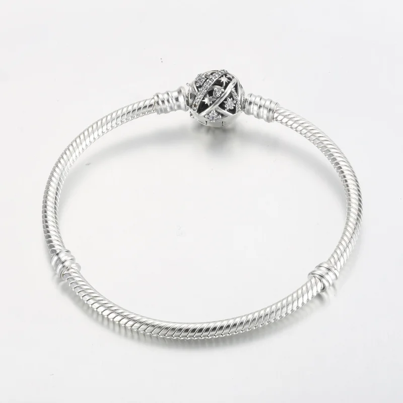 (obrázek pro) Pandora Disney Tinker Bell Kolečko Momentů s hadím řetězem - 592548C01 - Zobrazit 3