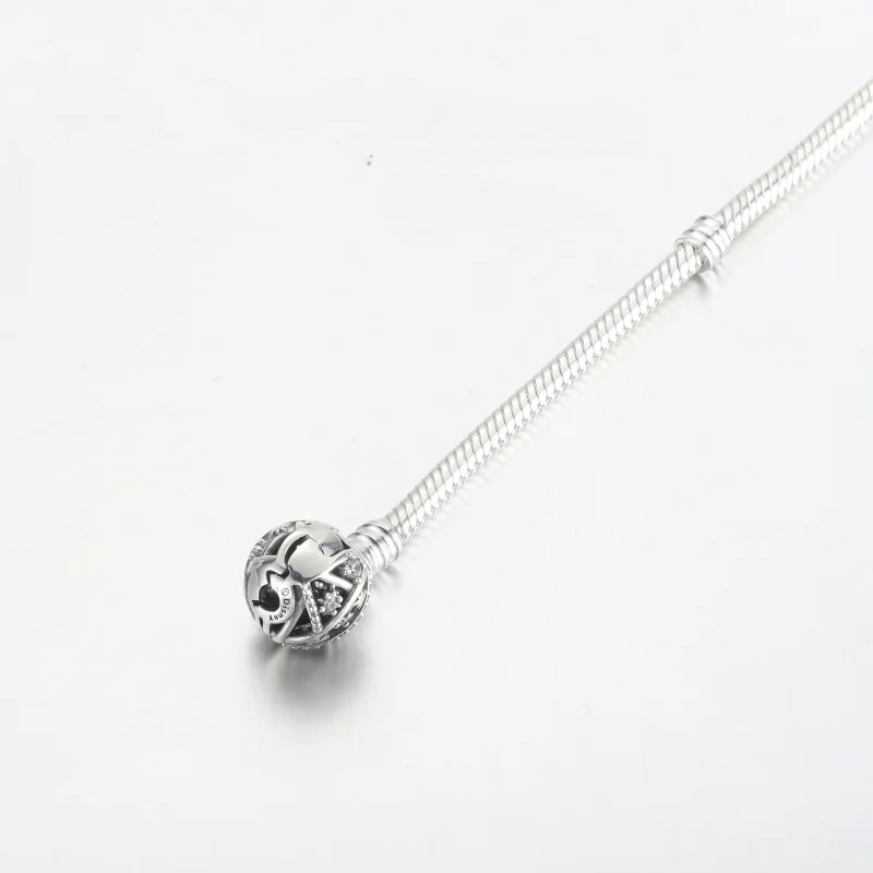 (obrázek pro) Pandora Disney Tinker Bell Kolečko Momentů s hadím řetězem - 592548C01 - Zobrazit 5