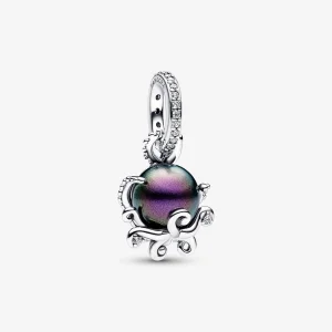 (obrázek pro) Pandora Disney Ursula Dangle Charm - 792684C01 z drobným motivem Malé mořské víly