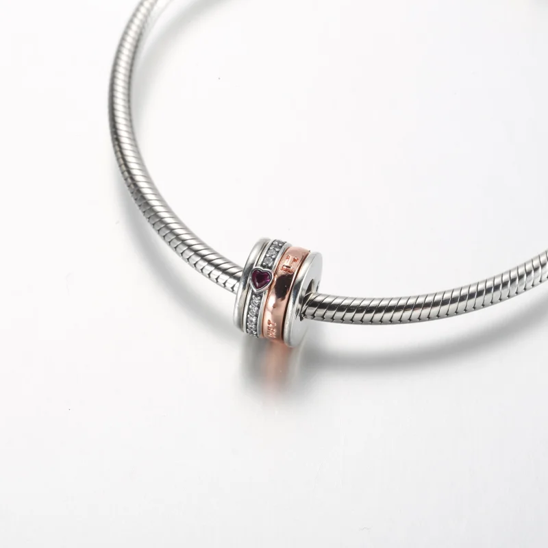 (obrázek pro) Pandora Dvoubarevný přívěsek se zprávou o lásce - 782639C01 - Zobrazit 4