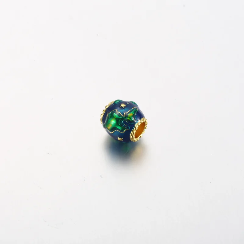 (obrázek pro) Pandora Earth zlatý přívěsek potažený 14k zlatem - 762431C01 - Zobrazit 3