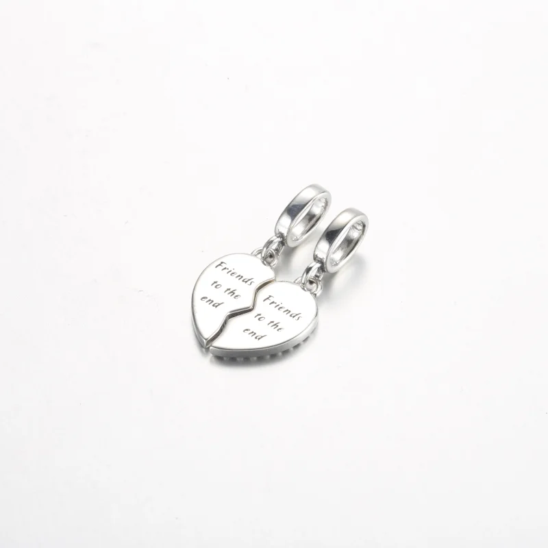 (obrázek pro) Pandora Friends rozdělitelný přívěsek srdce - 792743C01 - Zobrazit 3