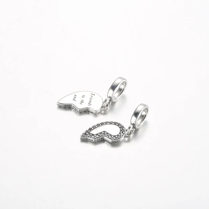(obrázek pro) Pandora Friends rozdělitelný přívěsek srdce - 792743C01 - Zobrazit 4