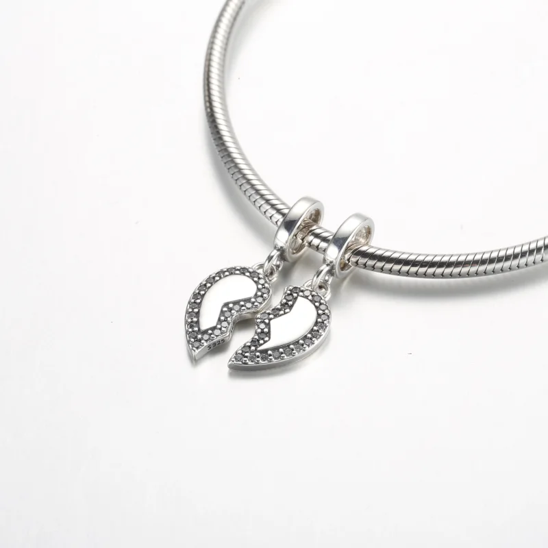 (obrázek pro) Pandora Friends rozdělitelný přívěsek srdce - 792743C01 - Zobrazit 5