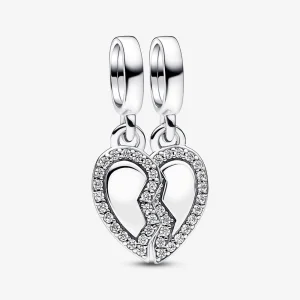 (obrázek pro) Pandora Friends rozdělitelný přívěsek srdce - 792743C01