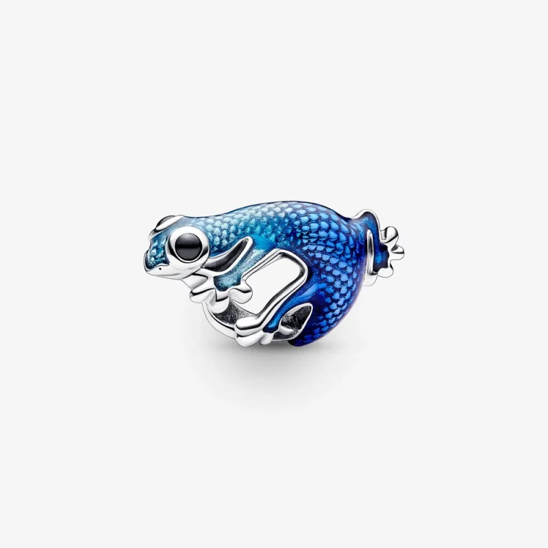 (obrázek pro) Pandora Kovový Modrý Gecko Přívěsek - 792701C01
