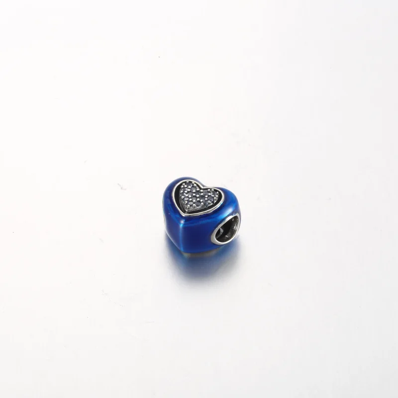 (obrázek pro) Pandora Modrý Otáčející se Srdcový Amulet - 792750C01 - Zobrazit 3