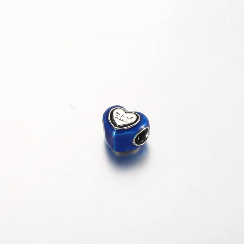 (obrázek pro) Pandora Modrý Otáčející se Srdcový Amulet - 792750C01 - Zobrazit 4