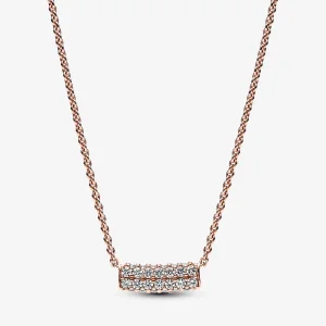 (obrázek pro) Pandora Timeless Pavé Dvojřadový přívěsek s lištou - 382621C01-45