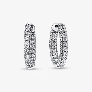 (obrázek pro) Pandora Timeless Pavé jednorádové náušnice s obručí - 292624C01