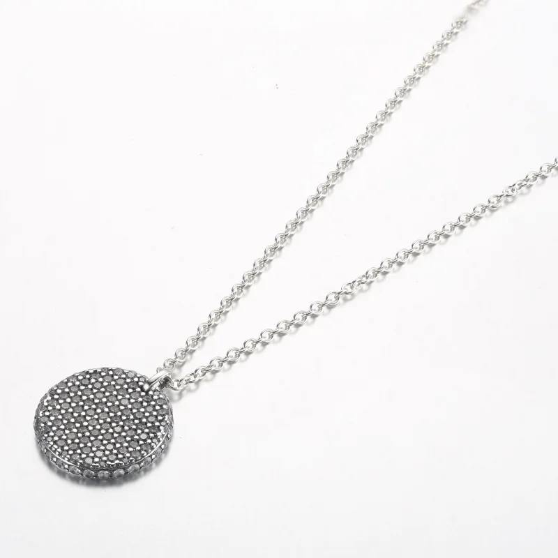 (obrázek pro) Pandora Timeless Pavé Kolečkový Náhrdelník se Závěsem - 392632C01-45 - Zobrazit 2