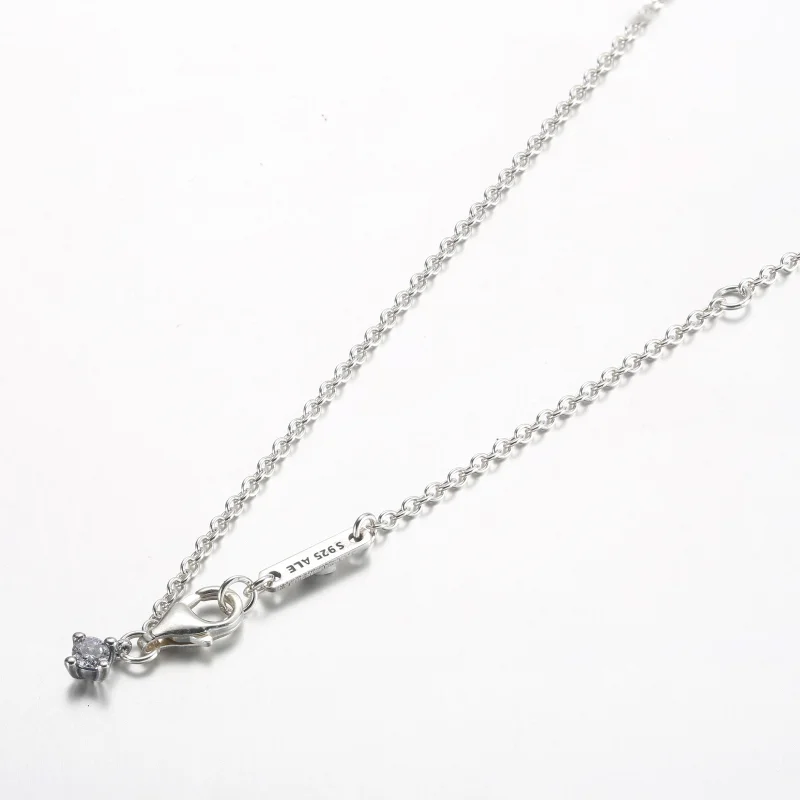 (obrázek pro) Pandora Timeless Pavé Kolečkový Náhrdelník se Závěsem - 392632C01-45 - Zobrazit 4
