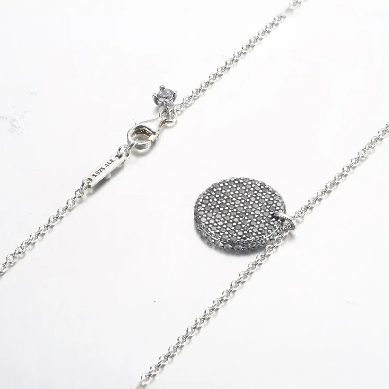(obrázek pro) Pandora Timeless Pavé Kolečkový Náhrdelník se Závěsem - 392632C01-45 - Zobrazit 5
