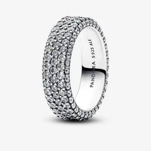 (obrázek pro) Pandora Timeless Pavé Trojřadý Prsten - 192634C01