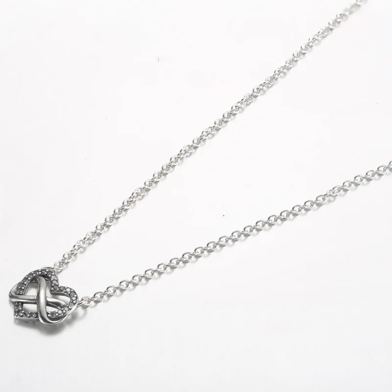 (obrázek pro) Pandora třpytivý náhrdelník Sparkling Infinity Heart Collier - 392666C01-50 - Zobrazit 2