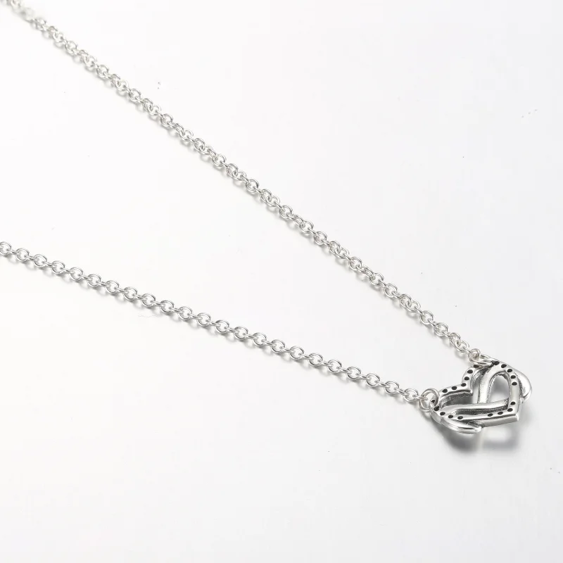 (obrázek pro) Pandora třpytivý náhrdelník Sparkling Infinity Heart Collier - 392666C01-50 - Zobrazit 3
