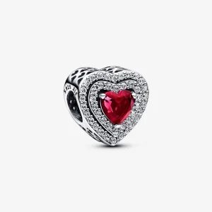 (obrázek pro) Pandora Zářivý charm s vyrovnáným srdcem - 799218C02