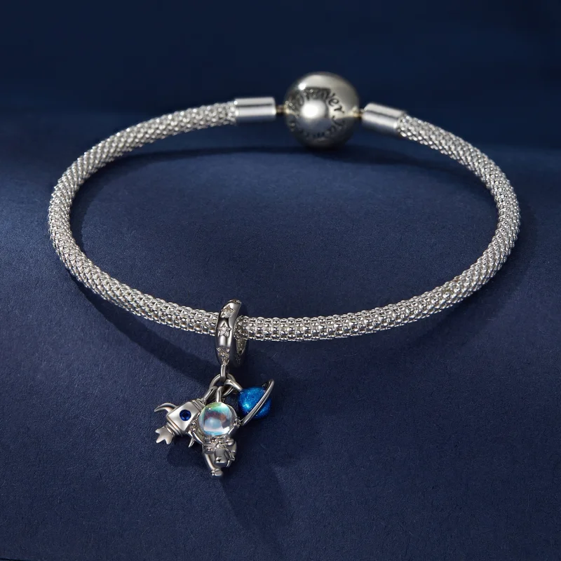 (obrázek pro) Pandora styl Astronaut Dangle - BSC791 - Zobrazit 2
