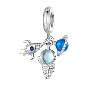 (obrázek pro) Pandora styl Astronaut Dangle - BSC791