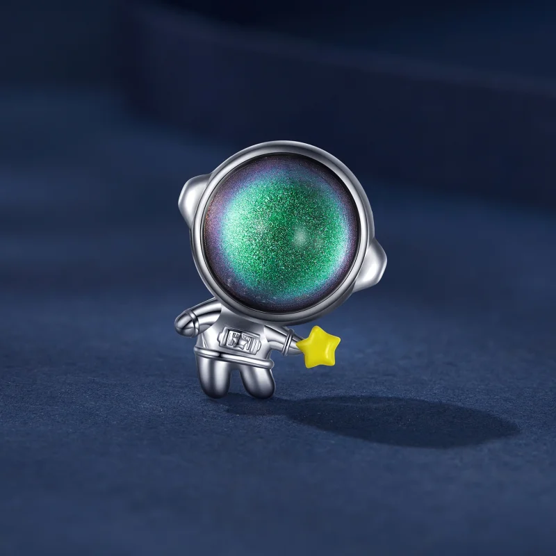 (obrázek pro) Pandora styl Astronaut Star Charm - BSC793 - Zobrazit 2