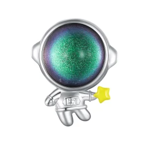 (obrázek pro) Pandora styl Astronaut Star Charm - BSC793