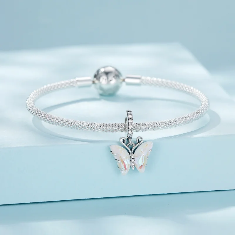 (obrázek pro) Pandora styl Barevný motýl Aurora s přívěskem - SCC2305-CF - Zobrazit 3