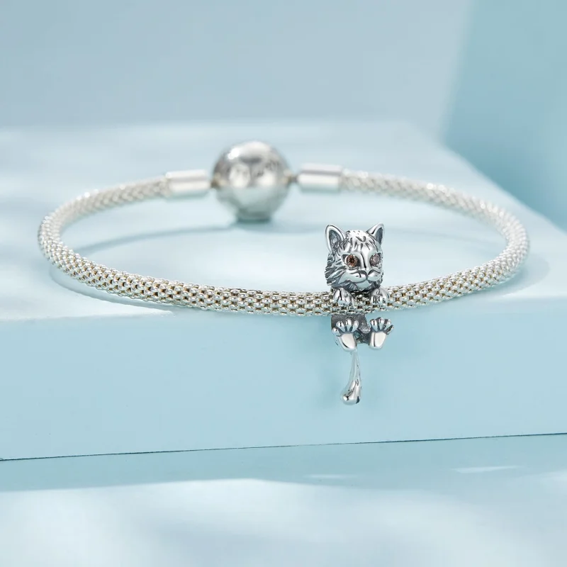 (obrázek pro) Pandora styl Bobcat charm - SCC2633 - Zobrazit 3