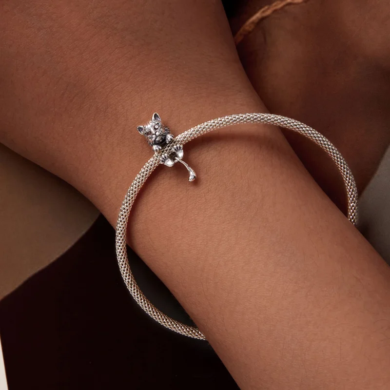 (obrázek pro) Pandora styl Bobcat charm - SCC2633 - Zobrazit 6