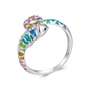 (obrázek pro) Pandora styl Chameleon otevřený prsten - BSR475-E