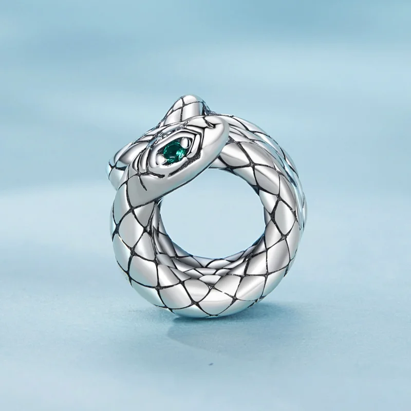 (obrázek pro) Pandora styl Coiled Spirit Snake Charm - SCC2549 - Zobrazit 3