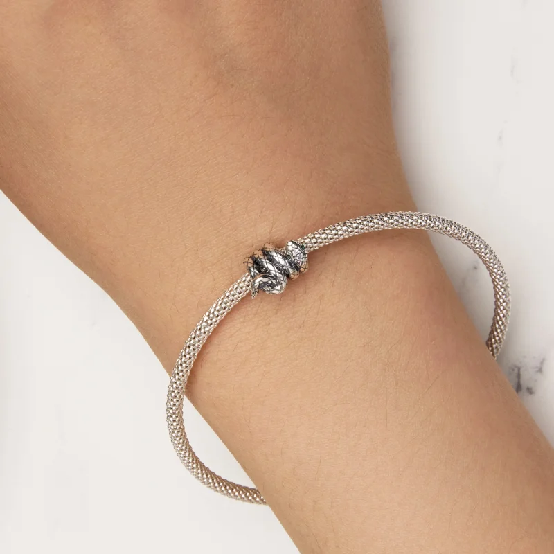 (obrázek pro) Pandora styl Coiled Spirit Snake Charm - SCC2549 - Zobrazit 6