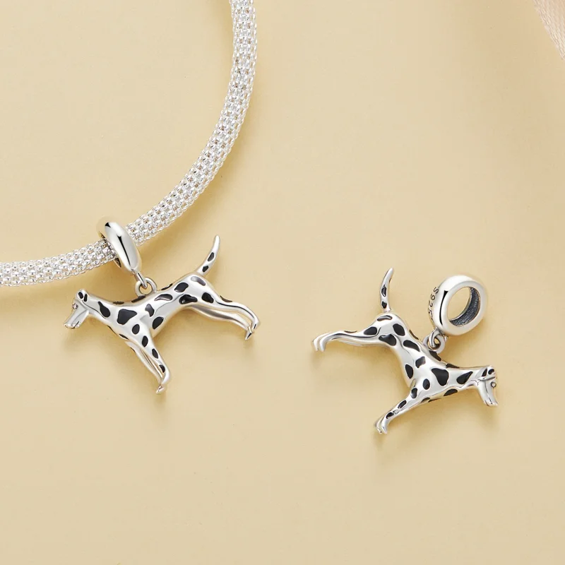 (obrázek pro) Pandora styl Dalmatin Dangle - BSC798 - Zobrazit 4