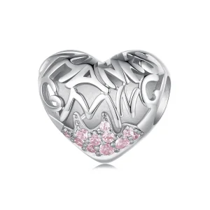 (obrázek pro) Pandora styl Děkovný srdcový talisman - BSC923
