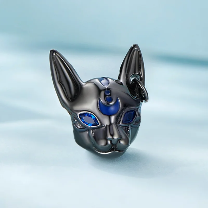 (obrázek pro) Pandora styl egyptského boha kočky amulet - SCC2592 - Zobrazit 2