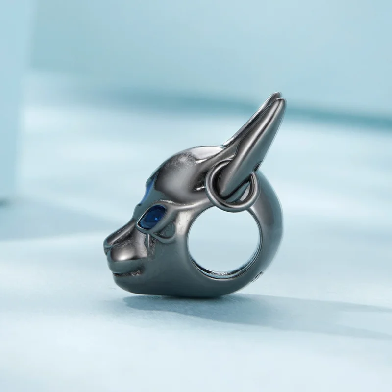 (obrázek pro) Pandora styl egyptského boha kočky amulet - SCC2592 - Zobrazit 3
