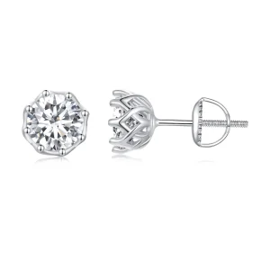 (obrázek pro) Pandora styl Exquisite Moissanite Studs Náušnice (Dva certifikáty) - MSE016-L