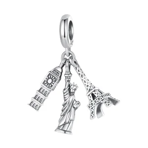 (obrázek pro) Pandora styl Globální cestovní dangle - SCC2483