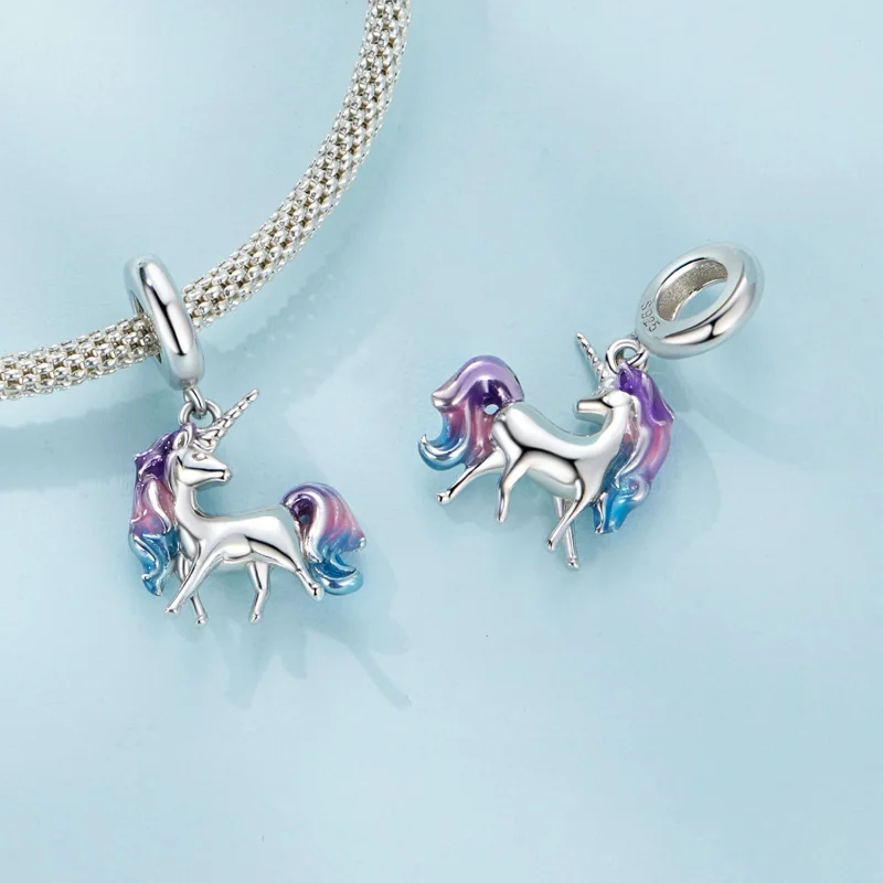 (obrázek pro) Pandora styl Jednorožec Dangle - SCC2621 - Zobrazit 4