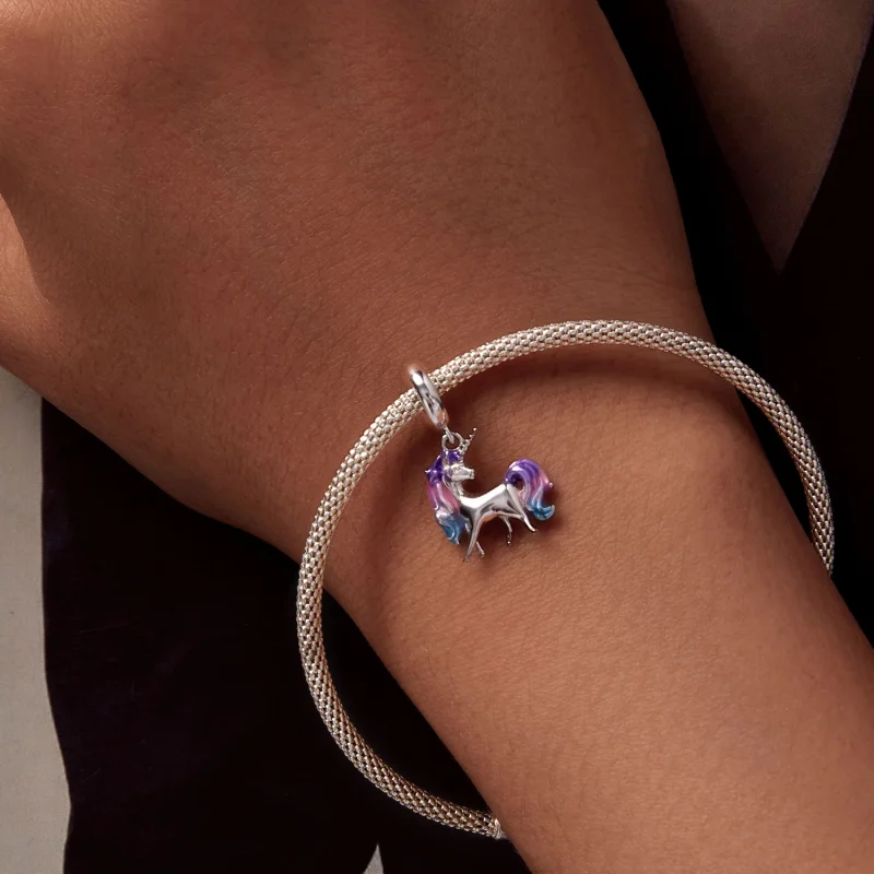 (obrázek pro) Pandora styl Jednorožec Dangle - SCC2621 - Zobrazit 6