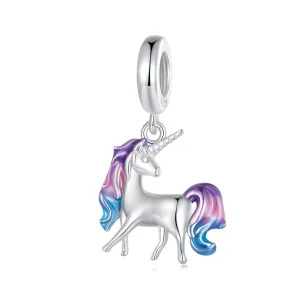 (obrázek pro) Pandora styl Jednorožec Dangle - SCC2621